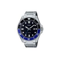 CASIO vyriškas juodas laikrodis MDV-107D-1A2 MDV-107D-1A2 Black Dial black