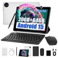 Moderness Planšetė 20GB+64GB Android 15 Tf(daugiausia 1 TB) Su rinkiniu balta