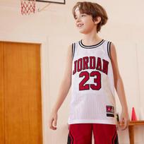 Jordan Nike AJ Boys' Sleeveless Basketball T-Shirt L gryna balta spalva