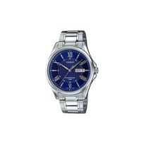 Casio STANDARD Series Business Casual Simple Waterproof Quartz Movement Stainless Steel Strap Japanese and Korean Watch Men's Watch Blue MTP-1384D-2A mėlyna