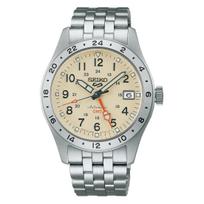Seiko laikrodis 5 Sports HDB002J Vyriškas laikrodis Pagamintas Japonijoje Mechaninis Automatinis (su rankiniu užvedimu) Lauko GMT Smėlio spalvos ciferblatas beige