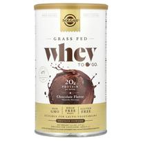Grass-Fed Whey To Go®, Protein Powder, Chocolate Flavor, 377G (13.2Oz)