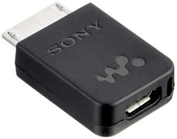 Sony Micro USB kištuko konvertavimo adapteris, skirtas Walkman WMP-NWM10 juoda