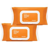Hanskin Inkštirų valymo servetėlės, 100 vnt., 2 vienetai orange