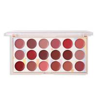 Lūpų dažų rinkinys Vandeniui atsparūs lūpų dažai Paletė Velvetiniai Ilgai išliekantys Nude Matiniai Rinkinys 18 spalvų, 01, 1 vnt. brown