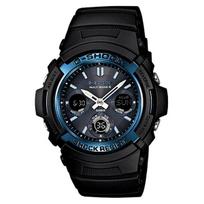 Casio Vyriškas G-SHOCK AWG-M100A-1AJF [G-SHOCK MULTIBAND6] apvalus laikrodis juodas nerūdijantis skaitmeninis analoginis