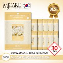 MJ Care Essence Mask Pack Pearl 30 sheets beige
