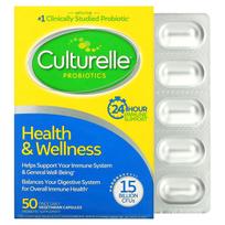 Culturelle, probiotikai, sveikata ir sveikata, 15 milijardų KSV, kartą per dieną, 50 daržovių kapsulių