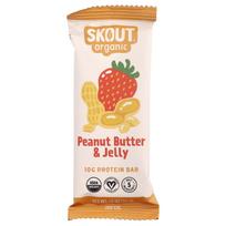 Skout Organic Protein Bar, Peanut Butter & Jelly, 55g (1.9oz)