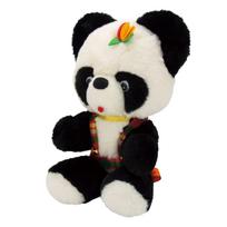 Yoshinori Retro Kolekcija Sėdintis Panda Pliušinis Žaislas 180611 white