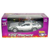 WELLY 1:24 Back to the Future Part 1 DeLorean Die-Cast Model Car gray