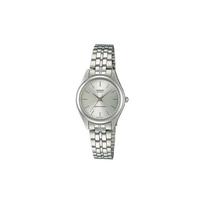 Casio STANDARD Series ENTICER Series Business Quartz Movement Stainless Steel Strap Japanese and Korean Watch Women's Watch Silver Dial LTP-1129A-7A sidabras