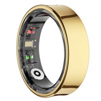 YurKem Smart Ring Širdies ritmo kraujo deguonies ir kraujospūdžio matuokliai Vyrai Moterys Fitness Tracker Sport IP68 Neperšlampamas Bluetooth žiedas Size 8 (18.3mm)