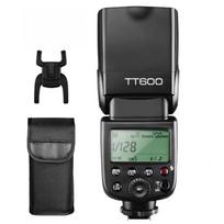 Godox GODOX TT600 Flash Speedlight Flash GN60 Compatible with DSLR Cameras [Authorized Distributor] Master/Slave Built-in 2.4G black