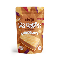 STAR CANDIES šaltyje džiovintas šokolado skonio ledų sumuštinis 35g