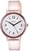 [Lauko darbai] Analoginis laikrodis Frappe PVC diržas YM048-2, rožinis moteriškas rožinė