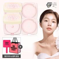 Chosungah Watery Complexion Cream Oasis main product x 2 + refill x 2 + mirror + shopping bag, single item, 1 piece beige