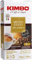 KIMBO Italijos Espresso Kavos Milteliai (Vidutinio skrudinimo, 100% Arabika), Auksas, 250g black