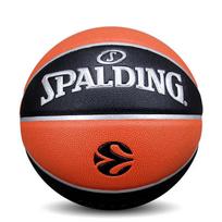 Spalding Eurolygos oficialus salės krepšinio kamuolys black