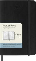 Moleskine 2027 Monthly January 12 Pocket Size x Soft Black DSB12MN2Y27 Diary, Start, Months, (9cm 14cm), Cover, juoda