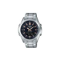 Casio 50 meters waterproof quartz movement stainless steel strap Japanese and Korean watch men's watch black dial AMW-840D-1AVDF juoda