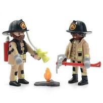 Playmobil Dvigubas Paketas Gaisrininkas 71207, 1 vnt., populiarūs žaislai Korėjoje black