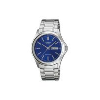 Casio Standard Series Stainless Steel Waterproof Calendar Quartz Movement Watch Men watches Blue MTP-1239D-2A Random Watch Box,Blue Dial blue