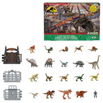 Mattel JURASSIC WORLD Jurassic Park 30th Anniversary Advent Calendar mini figures and parts years old and HTK45 [30 included] [3 up] black