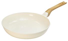 Nansen Japonijos Keraminė keptuvė, Lieto aliuminio, 28cm, Balta balta