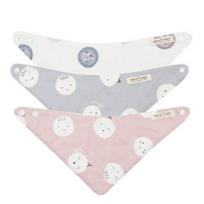 Dream Tofu Molang Molang Winter Microfiber Scarf Bibs 3-Piece Set, korean baby products white