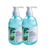 Douglas fir Eco Friendly Centella asiatica Soothing Gel 1+1 Aloe Vera + Jeju Centella asiatica Extract, 1 set, 300ml blue