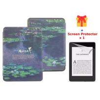Kindle Voyage dėklas 2014 NM460GZ PU odos viršelis Knygos tipo dėklas Automatinis miego/budinimo režimas Apsauginis dėklas Ebook Kindle Aksesuarai Odinė plėvelė Voyage