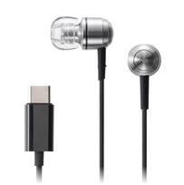 Radius HP-Q50C USB-C Connection USB-C Type-C Earphones Inner Ear Earphones Type C Remote Control with Microphone Hands-free HP-Q50CS (Silver) sidabras