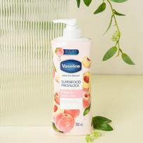 Vaseline Superfood Kūno Losjonas 390 Ml Persikas white