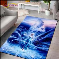 Nauji Animaciniai Ledo Kilimai Vaikų Ropojimo Kilimai Svetainės Arbatos Stalo Kilimėliai Miegamojo Kilimas Plaunami Grindų Kilimėliai Namų Zonos Kilimėlis 60cm x 90cm