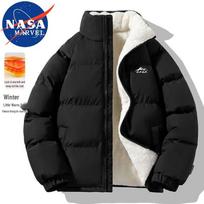 NASA MARVEL Men's Winter Padded Jacket 4XL juoda