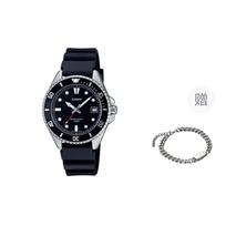 CASIO Vyriškas Juodas Laikrodis MDV-107-1A1- Black black