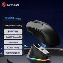 Qianxingzhe GS01Pro Tri-Mode Wireless Gaming Mouse juoda