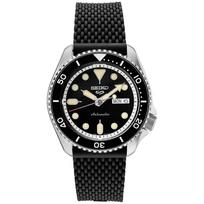 SEIKO SRPD95 Seiko 5 Sports Watch Black Stainless Steel Dive Automatic Winding Watch Men's 42.5mm Watch, black