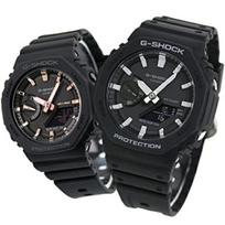 CASIO G-SHOCK Pair Watch Set GA-2100-1ADR GMA-S2100-1ADR All Black Overseas Model gray