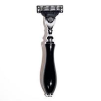 Parker Headquarters Resin Black-M3 Gillette Mach3 skustuvas šlapias skustuvas, 1 vnt., 1 vnt. black