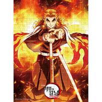 150 dalių dėlionė - Demon Slayer Rengoku, populiari korėjietiška dėlionė yellow