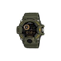 Casio G-SHOCK RANGEMAN teminė serija Frogman Žalias Katės Žmogus LCD ekranas atvirkštinis trimate rodyklė sportinis vandeniui atsparus kvarcinis mechanizmas GW-9400-3 juoda