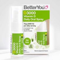 Better You Deluxe 3000 Daily Vitamin D Spray 3000IU 15ml BETTERYOU VITAMIND Pregnant Women Adult Oral Liquid Drop, 15ml 2 pieces, 2 pieces