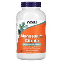 NOW Foods, Magnesium Citrate, 240 Veggie Capsules
