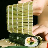 Sushi Rolling Mat & Rice Ball Mold Kit brown