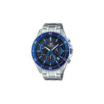 Casio EDIFICE Vandenyno Širdis 100 Metrų Vandeniui Atsparus Kvarcinis Mechanizmas Nerūdijančio Plieno Apyrankė Japoniškas ir Korėjietiškas Laikrodis Vyriškas Laikrodis EFR-552D-1A2VUPRD mėlyna