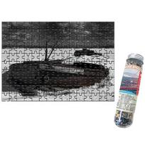Damoa Test Tube Jigsaw Puzzle Frozen Shipwreck, Korean popular puzzles black