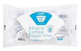 Sanyo Sangyo Abaka kavos filtrai 101 1-2 puodeliams 100 vnt. AB101-100W 4 pakuotės blue