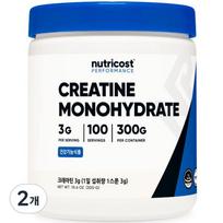 Nutricost Creatine Powder, 300g, 2 units